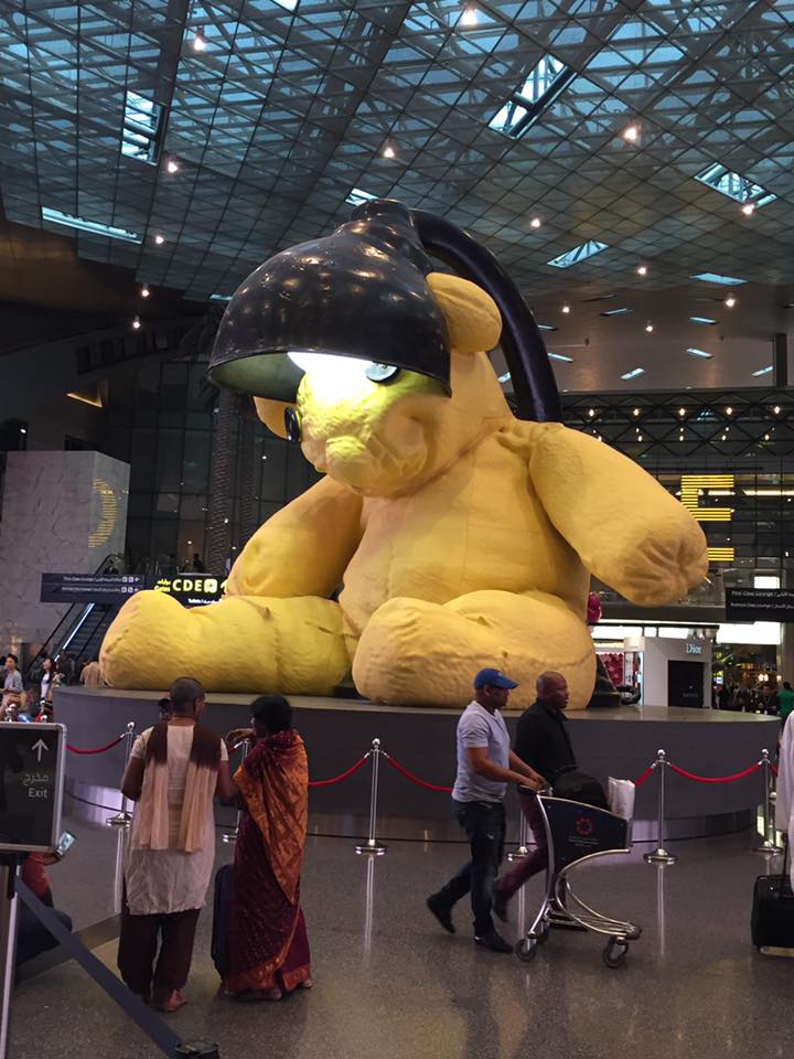 Doha Airport Teddy Bear