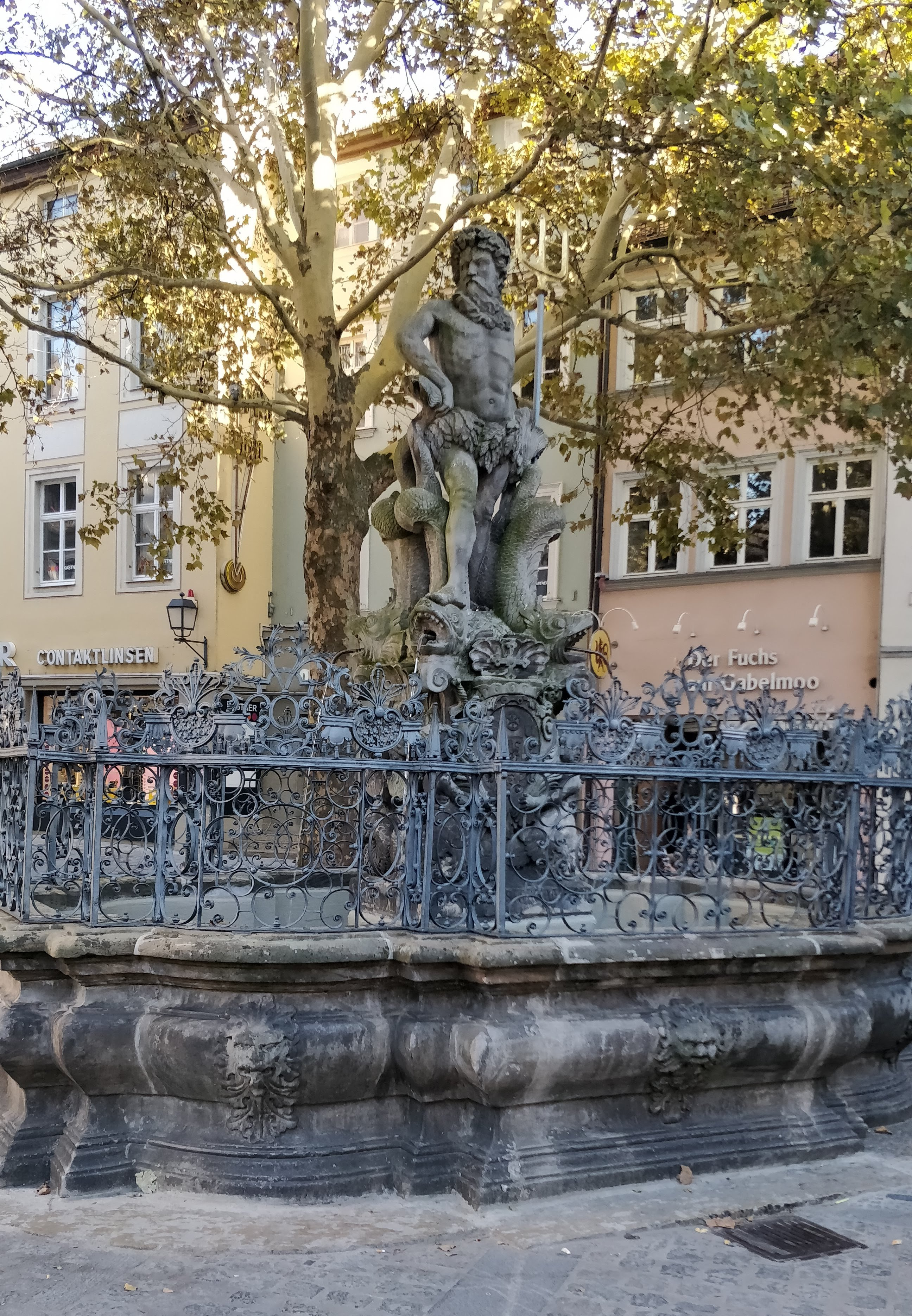 Neptune with his Trident in Bamberg