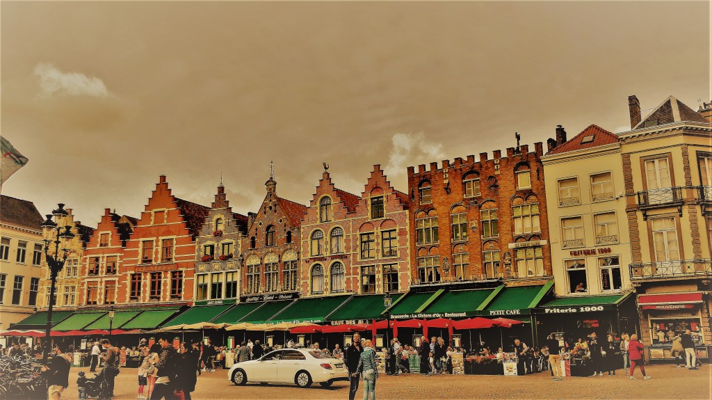 The Grote Markt in Bruges